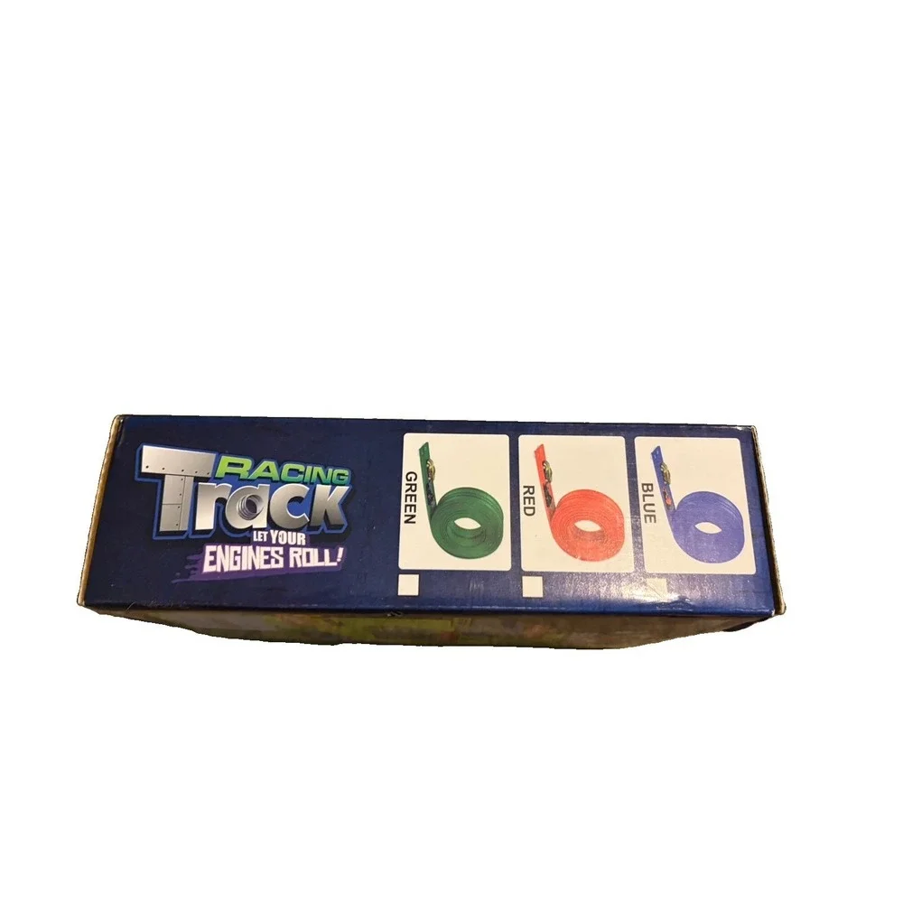 Kids Flexible Racing Track Set 2 Lane 360 Loop 4 Cars 500cm NEW Open Box